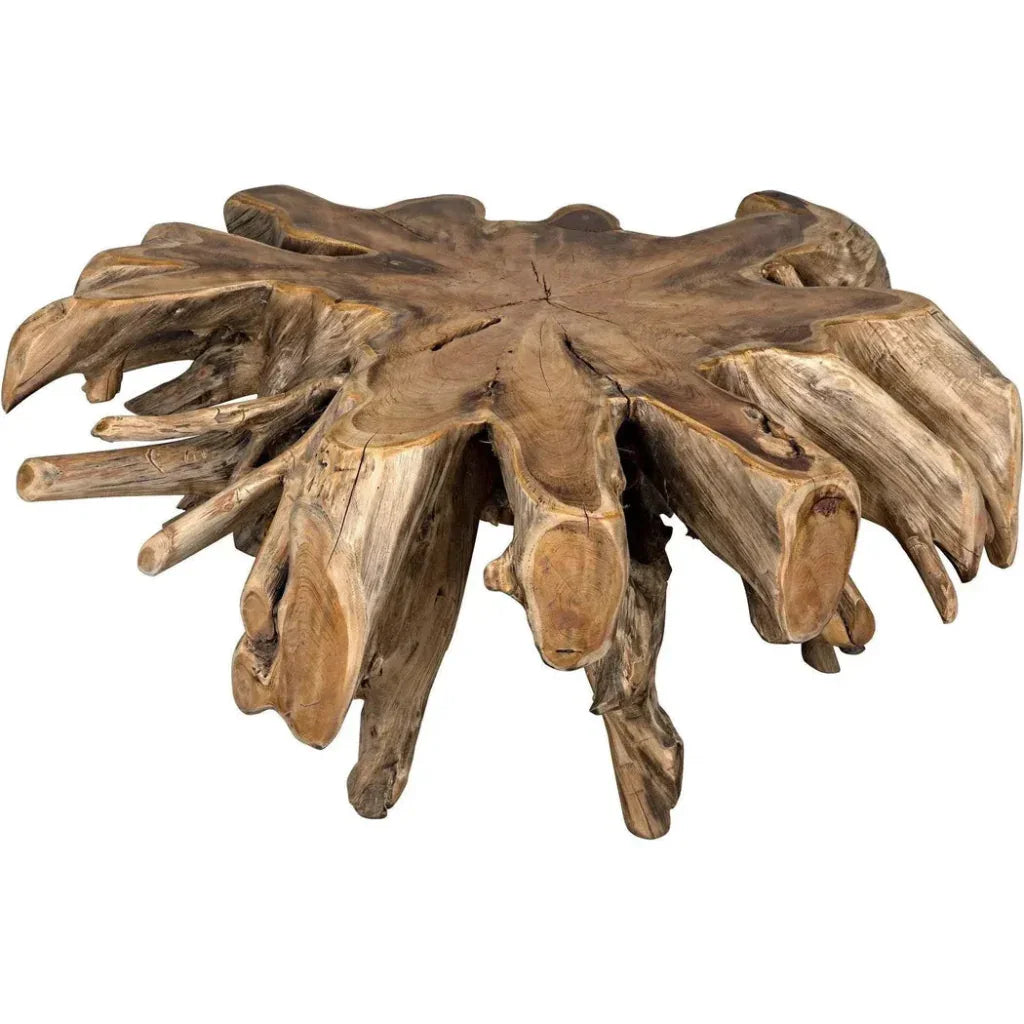 Teak Root Geometric Coffee Table - LOOMLAN - Noir - Coffee Tables