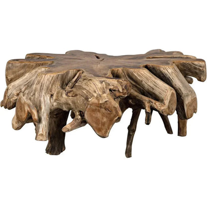 Teak Root Geometric Coffee Table - LOOMLAN - Noir - Coffee Tables
