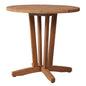 Teak Round Outdoor Bistro Table-Outdoor Dining Tables-Lloyd Flanders-LOOMLAN