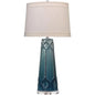 Teal Ceramic Hobnail Table Lamp - LOOMLAN - Jamie Young - Table Lamps