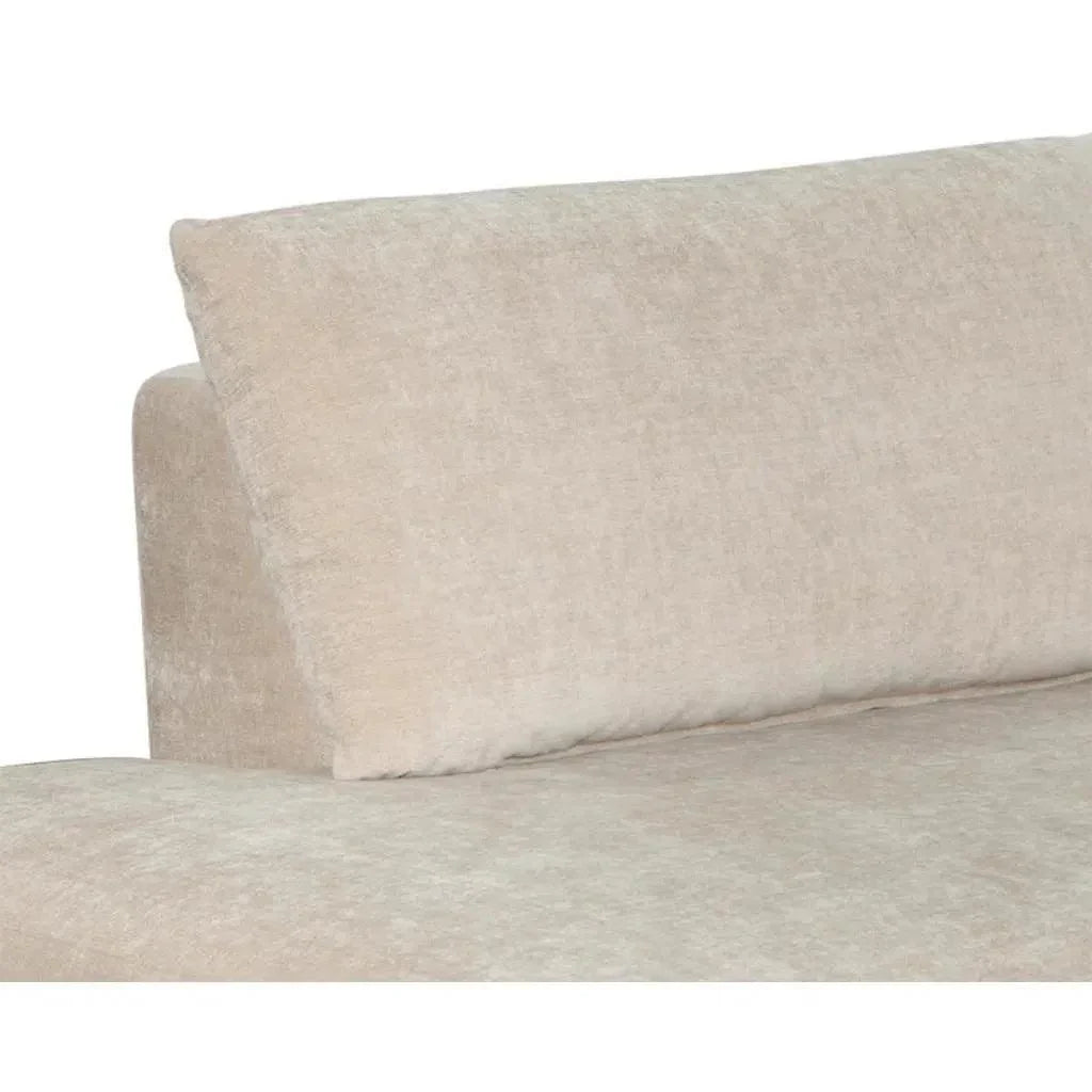 Tecoma Fabric Sofa Chaise-Modular Sofas-SUNPAN-LOOMLAN