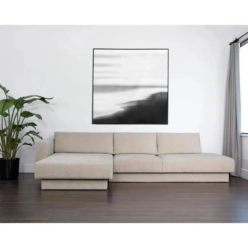 Tecoma Fabric Sofa Chaise-Modular Sofas-SUNPAN-LOOMLAN