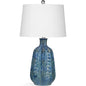 Tee Ceramic Blue Table Lamp - LOOMLAN - Bassett Mirror - Table Lamps