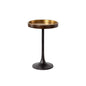 Tekoa End Table: Antique Brass & Wood Finish - LOOMLAN - SUNPAN - Side Tables