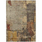 Tektar Brown Washable Indoor - Outdoor Rug - LOOMLAN - LOOMLAN Rugs - Outdoor Rugs