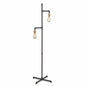 Telestar 64" Tall Metal Brown Floor Lamp-Floor Lamps-Bassett Mirror-LOOMLAN