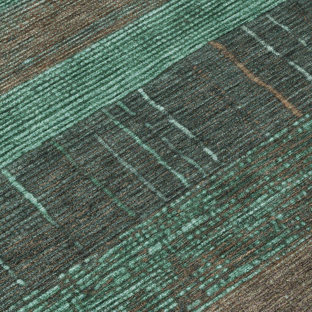 Tembira Teal Washable Indoor - Outdoor Rug - LOOMLAN - LOOMLAN Rugs - Outdoor Rugs