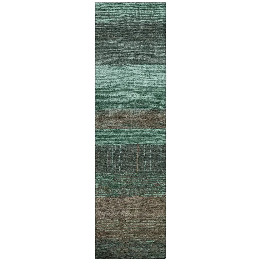 Tembira Teal Washable Indoor - Outdoor Rug - LOOMLAN - LOOMLAN Rugs - Outdoor Rugs