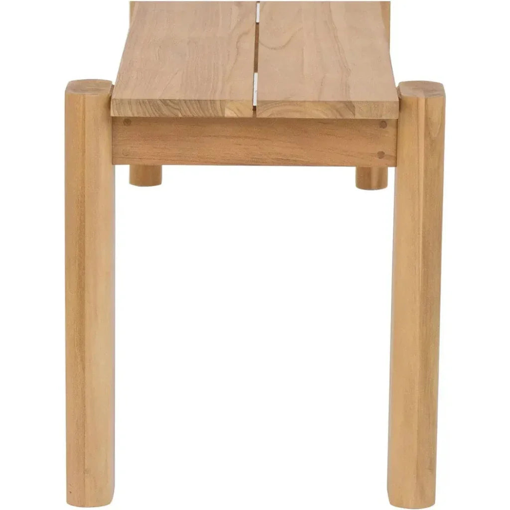 Tempo Outdoor Teak Wood Dining Bench - LOOMLAN - Moe's Home - Dining Benches