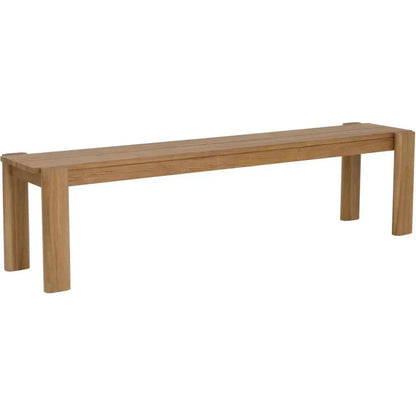 Tempo Outdoor Teak Wood Dining Bench - LOOMLAN - Moe's Home - Dining Benches