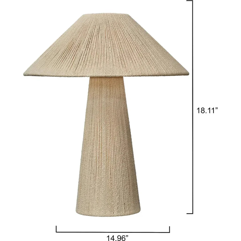 Tension Jute Table Lamp - LOOMLAN - Jamie Young - Table Lamps