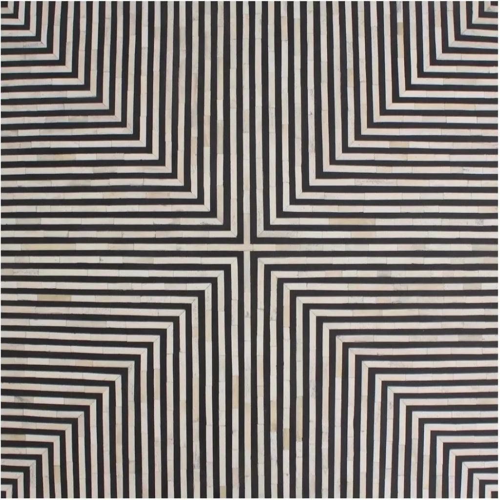 Terning Art Deco Bone Veneer Resin Square Coffee Table - LOOMLAN - Moe's Home - Coffee Tables