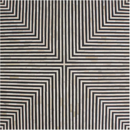 Terning Art Deco Bone Veneer Resin Square Coffee Table - LOOMLAN - Moe's Home - Coffee Tables