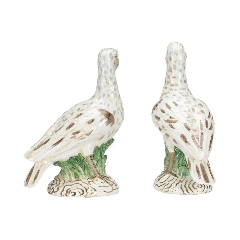 Terns Style Ceramic Made Sculpture (Pr) - LOOMLAN - Chelsea House - Statues & Sculptures