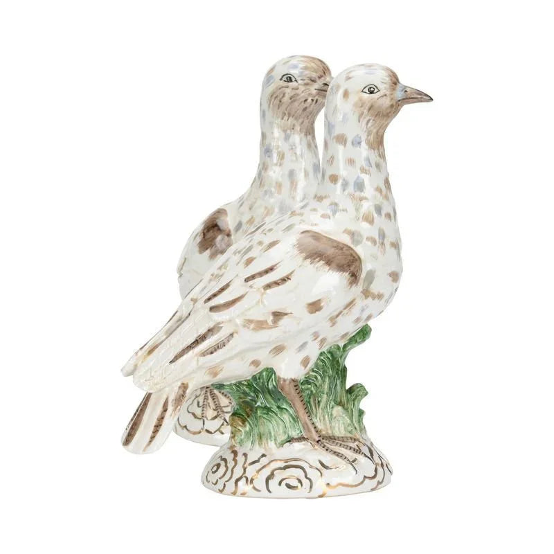 Terns Style Ceramic Made Sculpture (Pr) - LOOMLAN - Chelsea House - Statues & Sculptures
