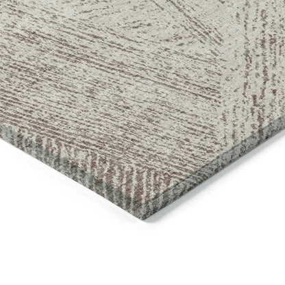 Terra Brown Washable Indoor-Outdoor Rug-Outdoor Rugs-LOOMLAN Rugs-LOOMLAN