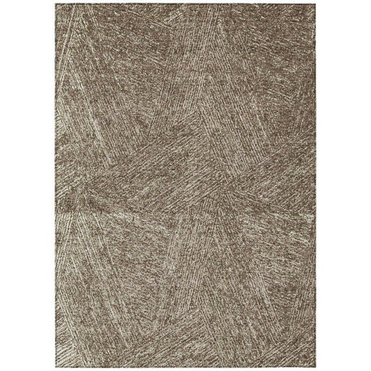 Terra Chocolate Washable Indoor-Outdoor Rug-Outdoor Rugs-LOOMLAN Rugs-2'6" x 3'10"-LOOMLAN