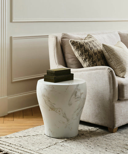 Terra Concrete Round Accent Table