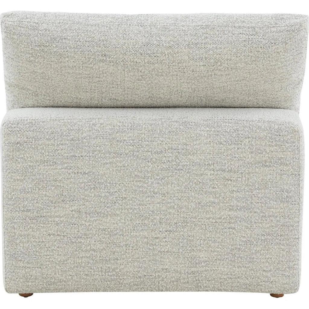 Terra Condo Performance Fabric Grey Slipper Chair-Modular Sofas-Moe's Home-LOOMLAN