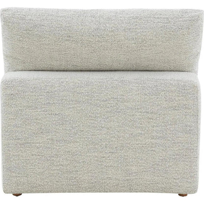 Terra Condo Performance Fabric Grey Slipper Chair-Modular Sofas-Moe's Home-LOOMLAN