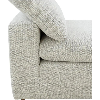 Terra Condo Performance Fabric Grey Slipper Chair-Modular Sofas-Moe's Home-LOOMLAN