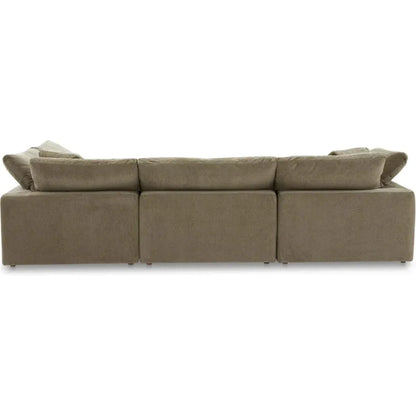 Terra Dream Performance Fabric Green Modular Sectional-Modular Sofas-Moe's Home-LOOMLAN