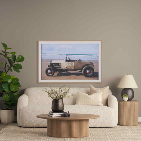 Terra Fluted Wood Coffee Table