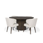 Terra Fluted Wooden Dining Table Set