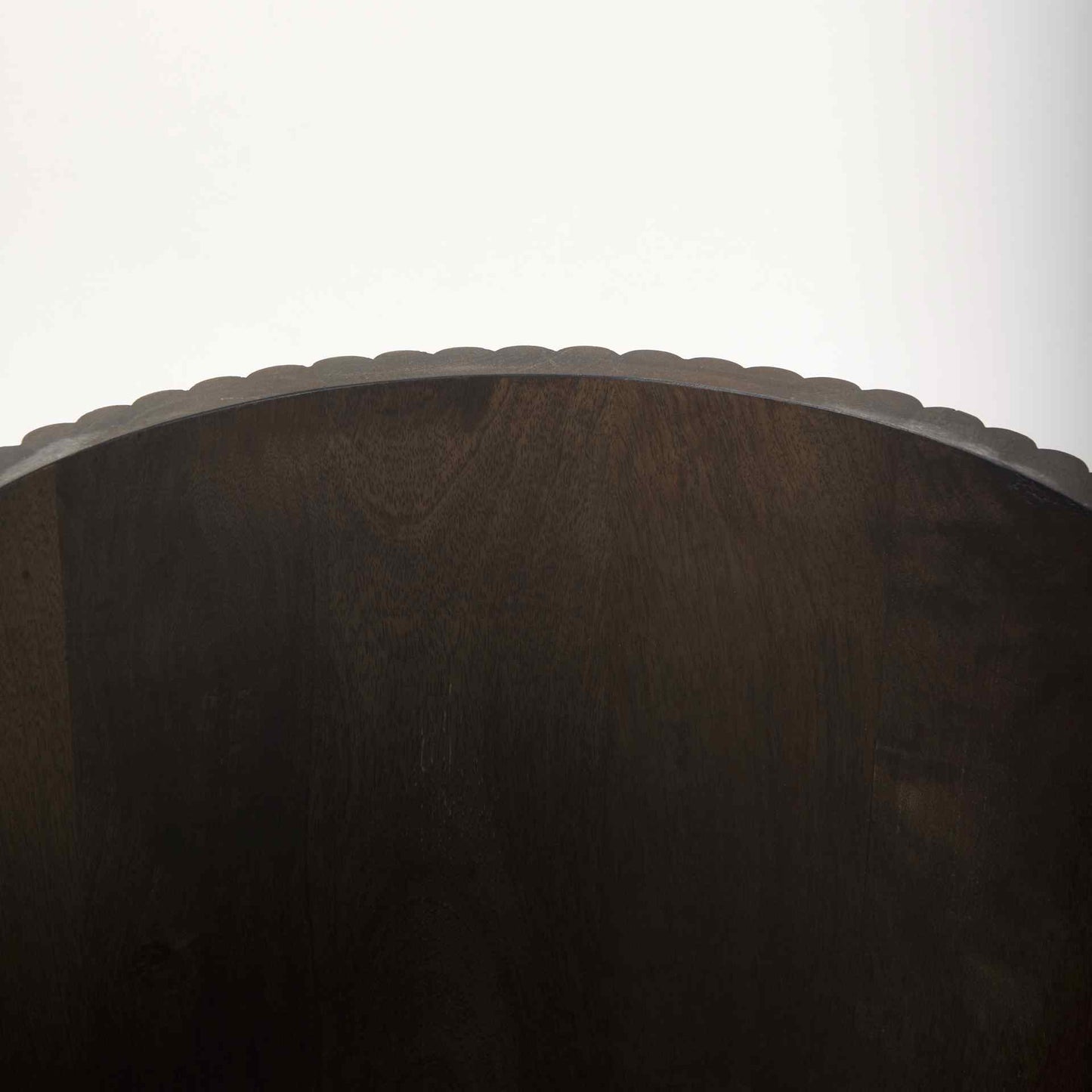 Terra Fluted Wooden Side Table