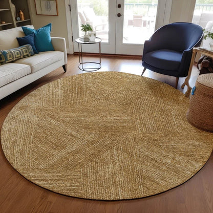 Terra Gold Washable Indoor-Outdoor Rug-Outdoor Rugs-LOOMLAN Rugs-LOOMLAN