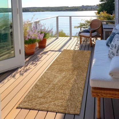 Terra Gold Washable Indoor-Outdoor Rug-Outdoor Rugs-LOOMLAN Rugs-LOOMLAN