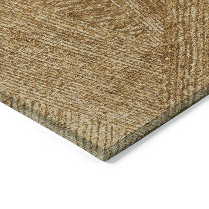 Terra Gold Washable Indoor-Outdoor Rug-Outdoor Rugs-LOOMLAN Rugs-LOOMLAN
