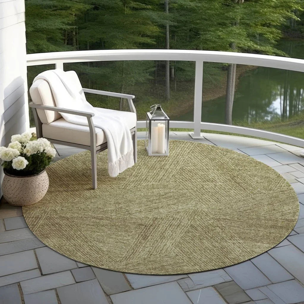 Terra Green Washable Indoor-Outdoor Rug-Outdoor Rugs-LOOMLAN Rugs-LOOMLAN