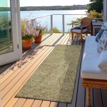 Terra Green Washable Indoor-Outdoor Rug-Outdoor Rugs-LOOMLAN Rugs-LOOMLAN