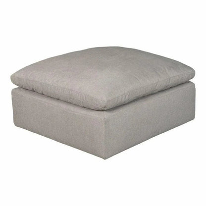 Terra Grey Stain Resistant Modular Ottoman-Modular Components-Moe's Home-LOOMLAN