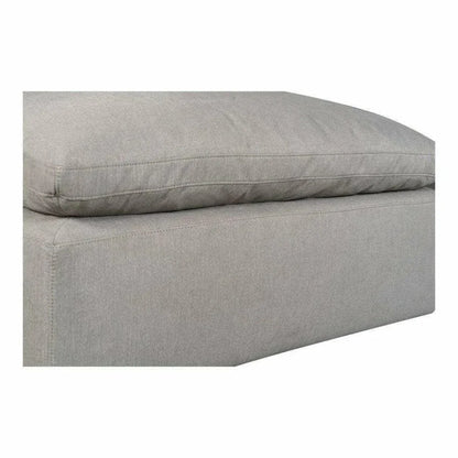 Terra Grey Stain Resistant Modular Ottoman-Modular Components-Moe's Home-LOOMLAN