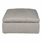 Terra Grey Stain Resistant Modular Ottoman-Modular Components-Moe's Home-LOOMLAN