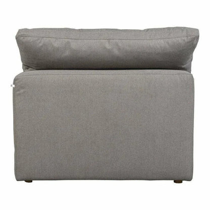 Terra Grey Stain Resistant Modular Slipper Chair-Modular Components-Moe's Home-LOOMLAN