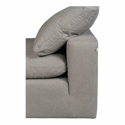 Terra Grey Stain Resistant Modular Slipper Chair-Modular Components-Moe's Home-LOOMLAN