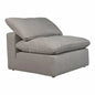 Terra Grey Stain Resistant Modular Slipper Chair-Modular Components-Moe's Home-LOOMLAN