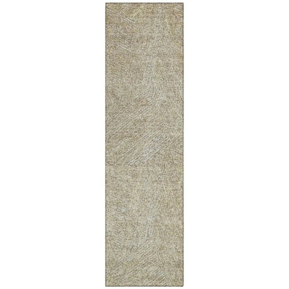 Terra Ivory Washable Indoor-Outdoor Rug-Outdoor Rugs-LOOMLAN Rugs-2'3" x 7'6"-LOOMLAN