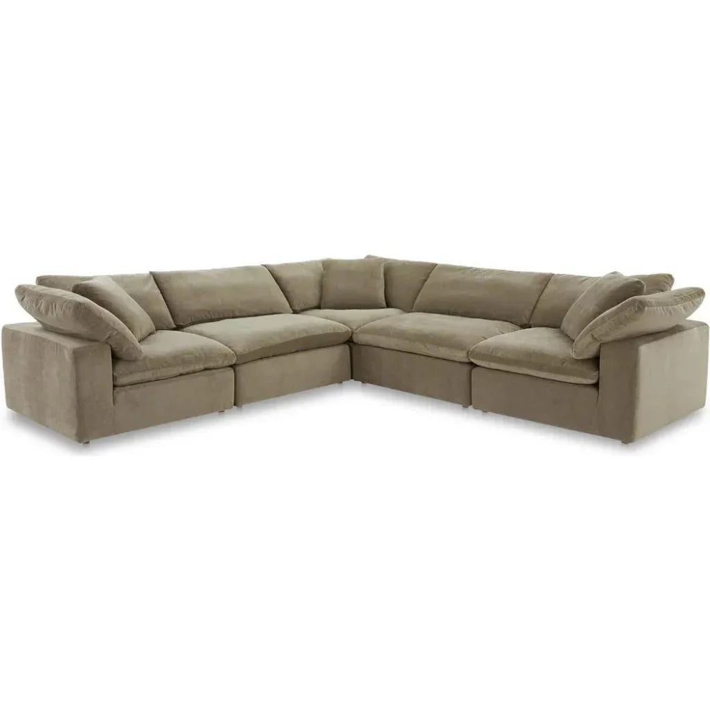Terra L-Shaped Performance Fabric Modular Sectional-Modular Sofas-Moe's Home-LOOMLAN