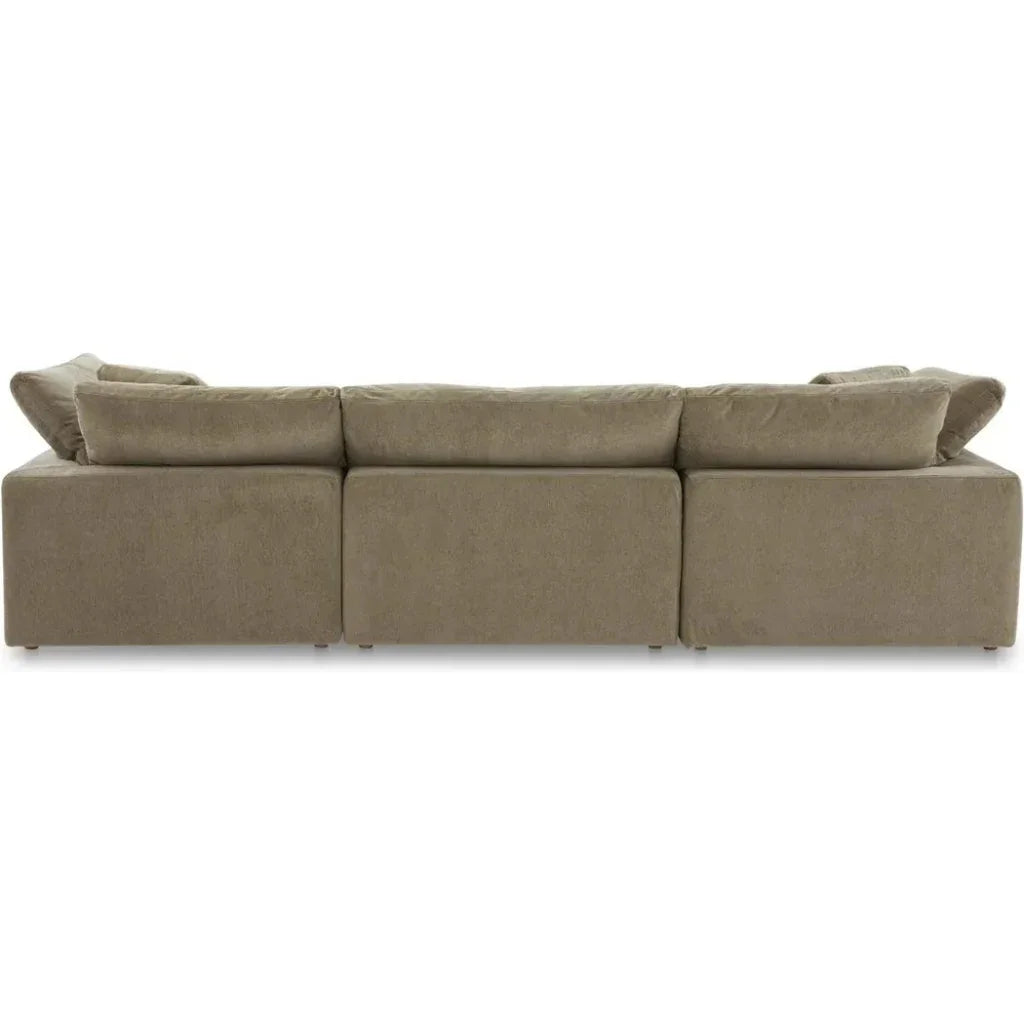 Terra Lounge Performance Fabric Green Modular Sectional-Modular Sofas-Moe's Home-LOOMLAN