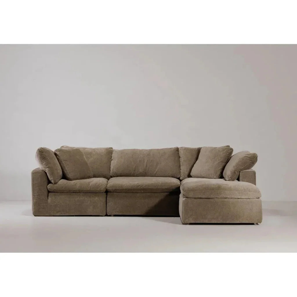 Terra Lounge Performance Fabric Green Modular Sectional-Modular Sofas-Moe's Home-LOOMLAN