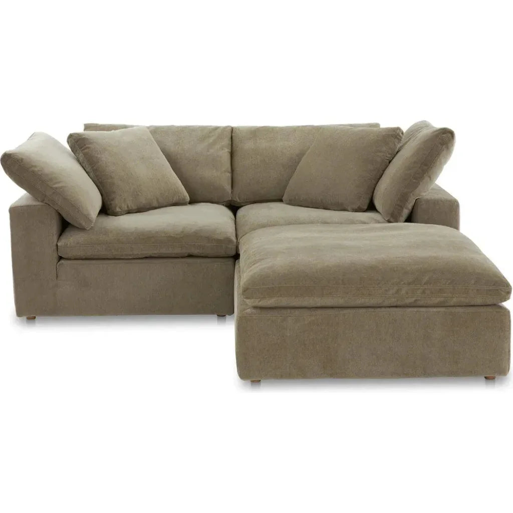 Terra Nook Performance Fabric Green Modular Sectional-Modular Sofas-Moe's Home-LOOMLAN