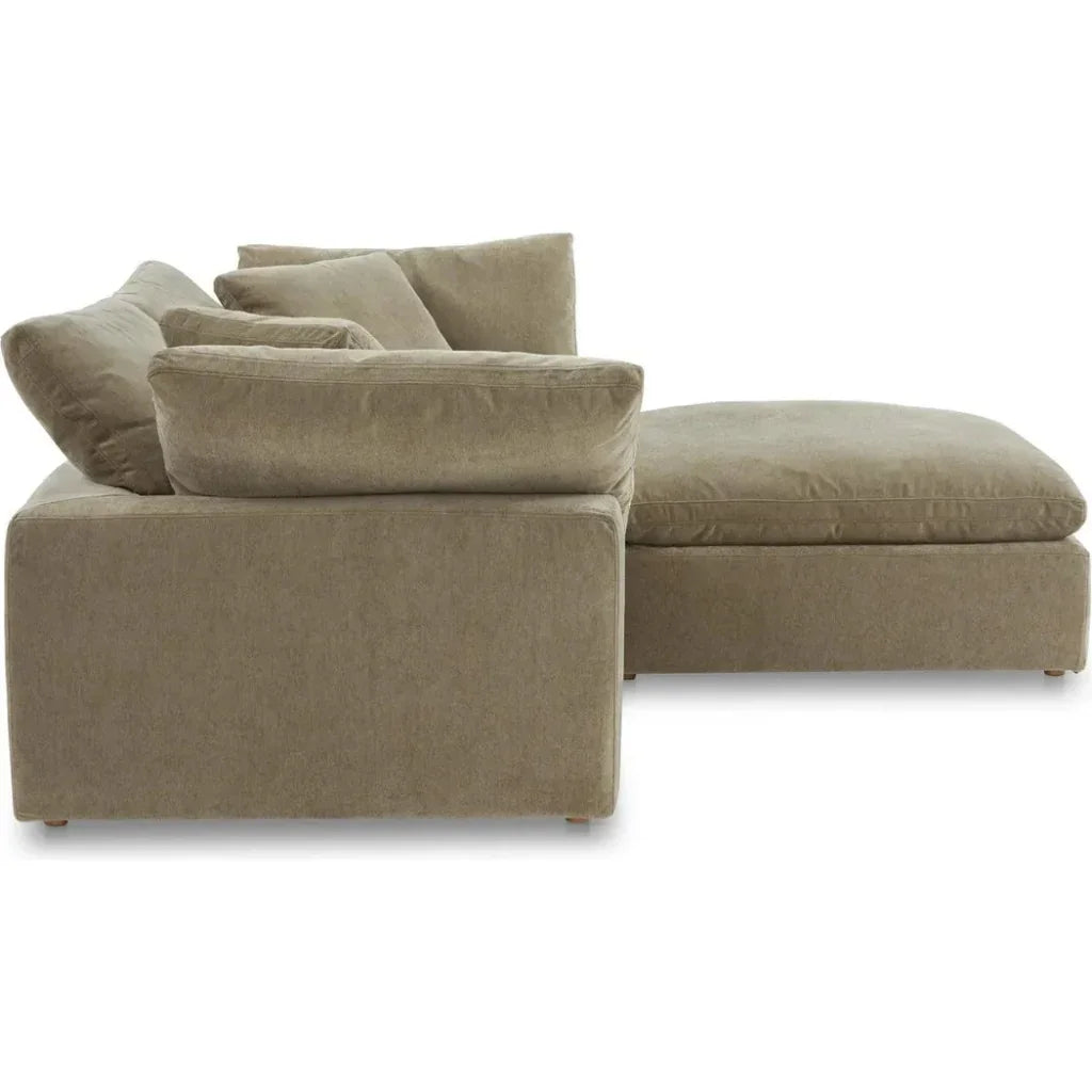 Terra Nook Performance Fabric Green Modular Sectional-Modular Sofas-Moe's Home-LOOMLAN