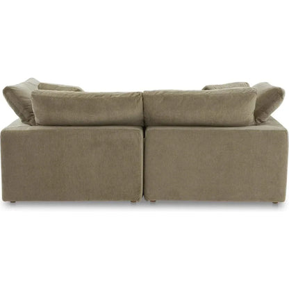 Terra Nook Performance Fabric Green Modular Sectional-Modular Sofas-Moe's Home-LOOMLAN