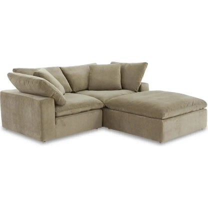 Terra Nook Performance Fabric Green Modular Sectional-Modular Sofas-Moe's Home-LOOMLAN