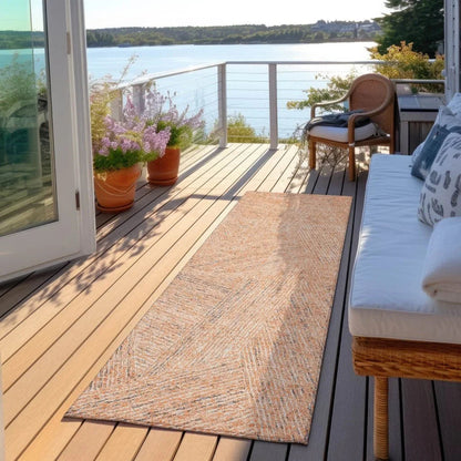 Terra Peach Washable Indoor-Outdoor Rug-Outdoor Rugs-LOOMLAN Rugs-LOOMLAN