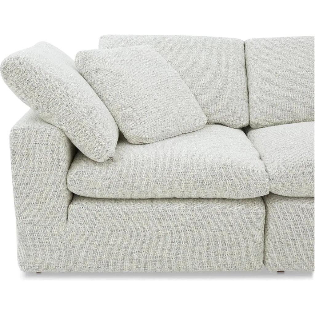 Terra Performance Fabric Fabric and Wood Off-White Modular Sofa-Modular Sofas-Moe's Home-LOOMLAN